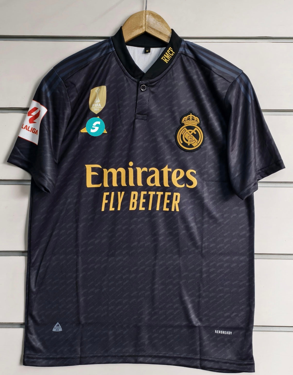 Half sleeve embroidery logo