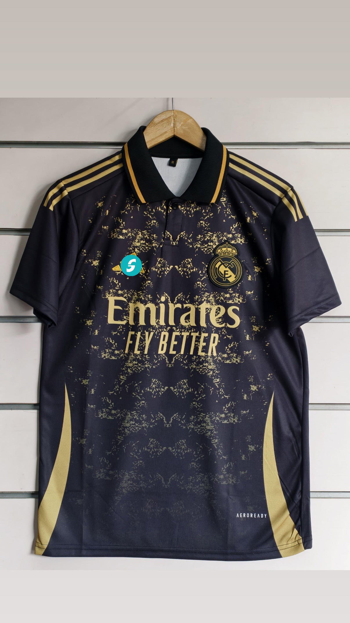 Half sleeve embroidery logo