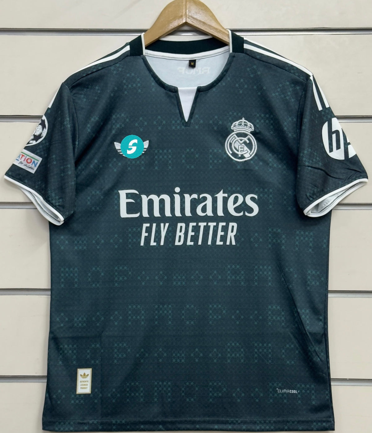 Half sleeve embroidery logo