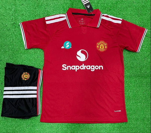 Master Embroidery logo with shorts