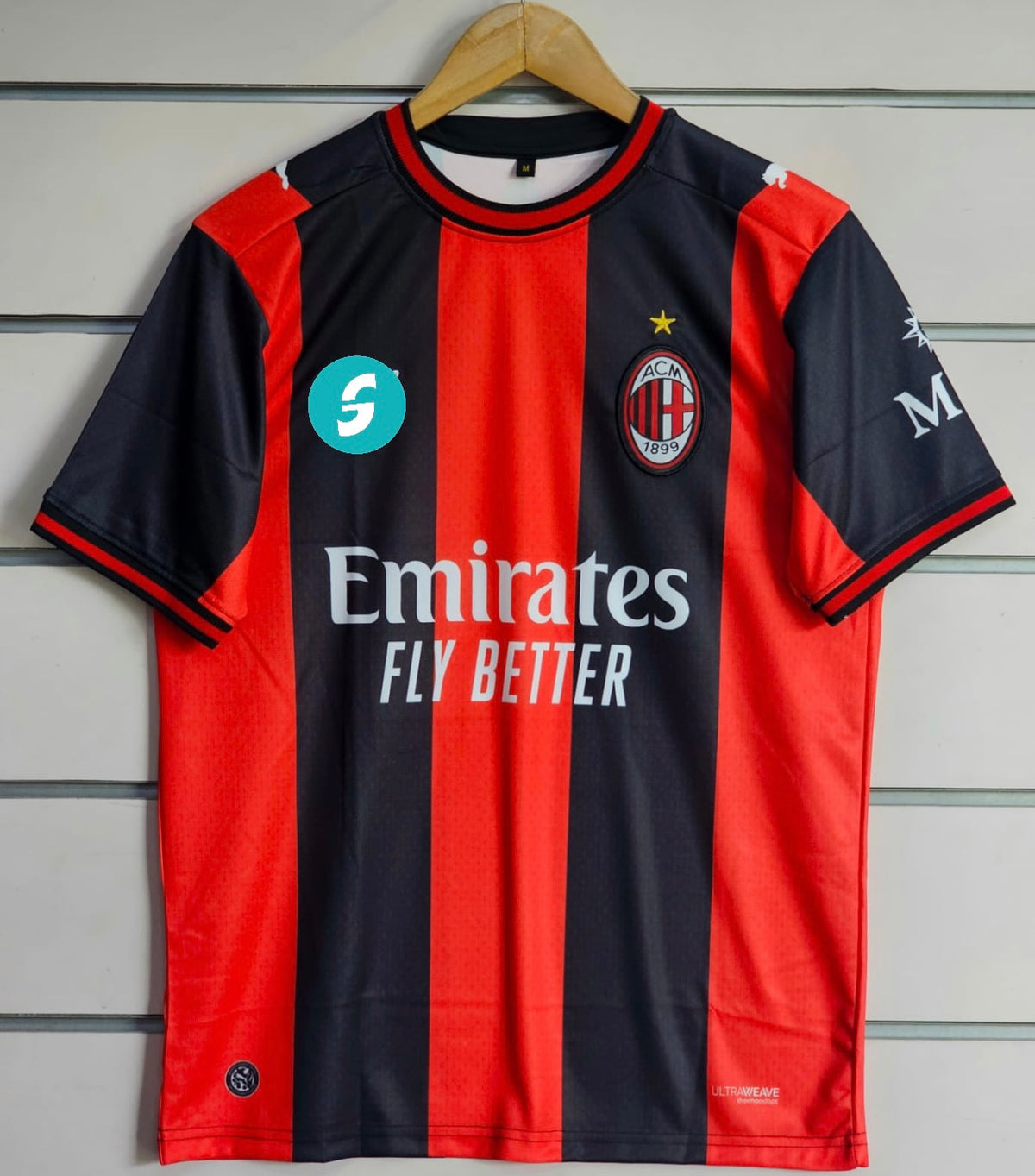 Half sleeve embroidery logo