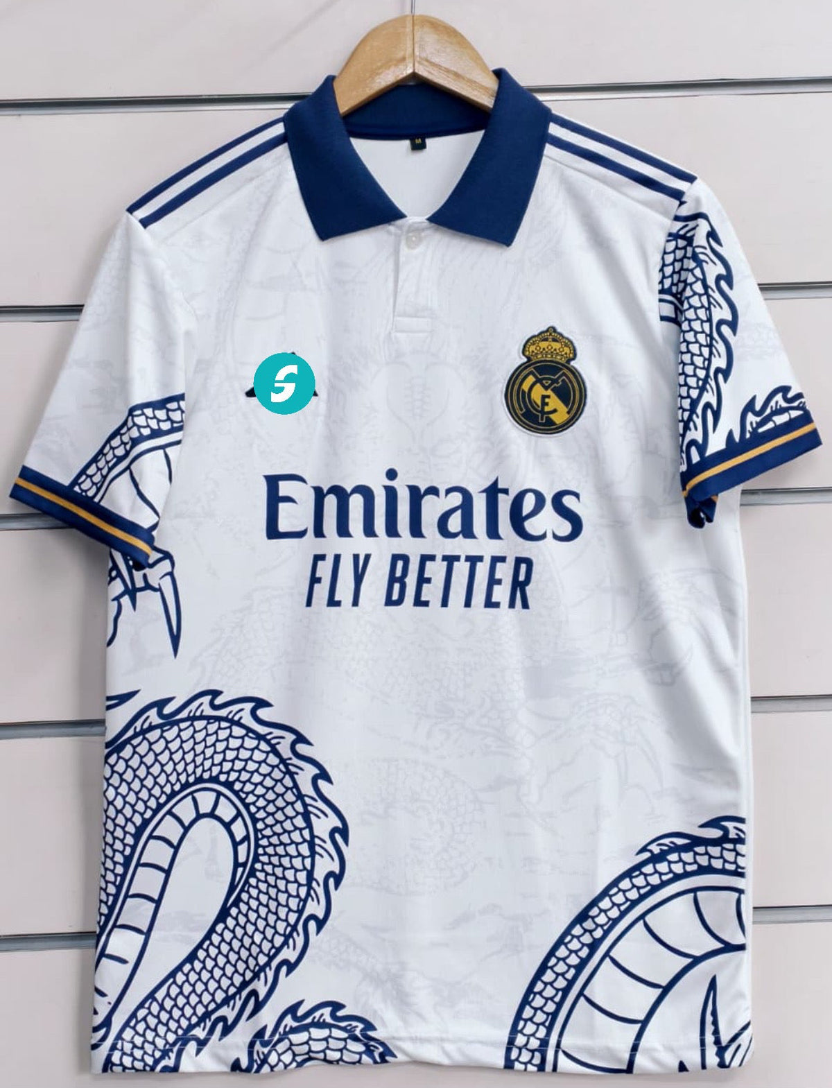 Half sleeve embroidery logo