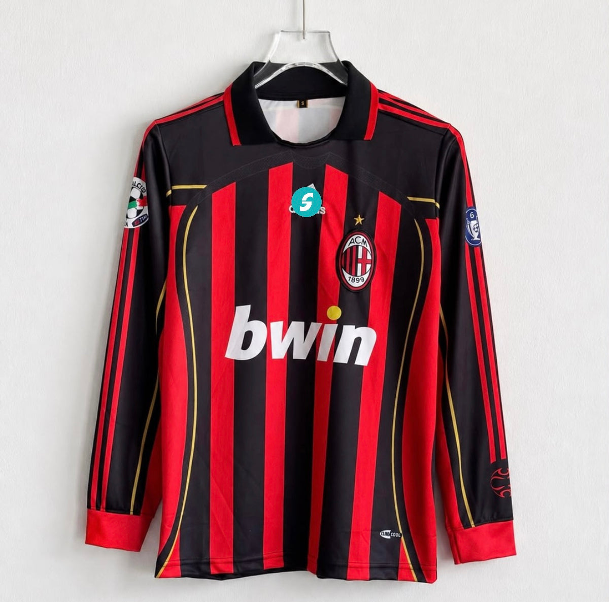 Full sleeve embroidery logo