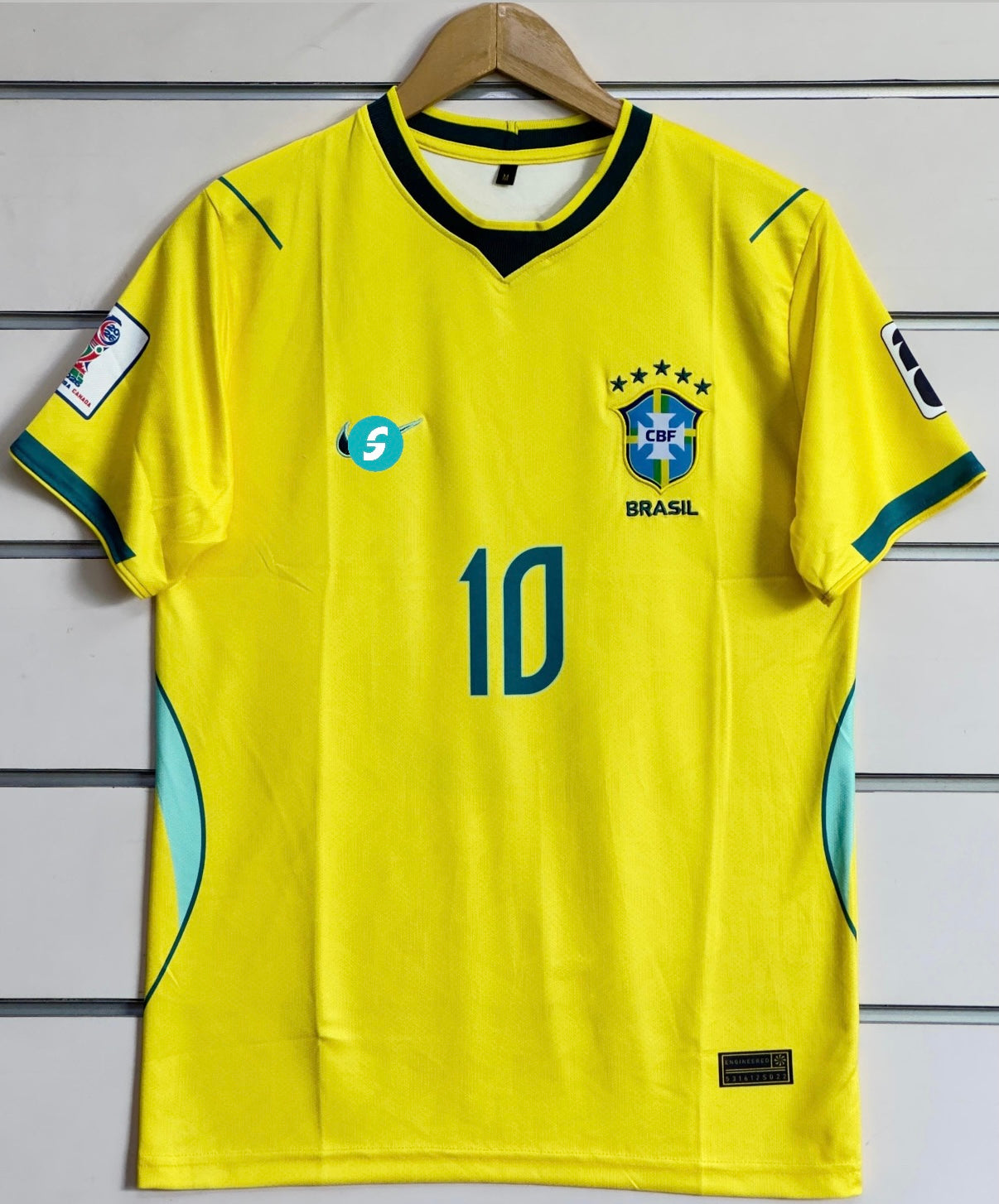 Half sleeve embroidery logo