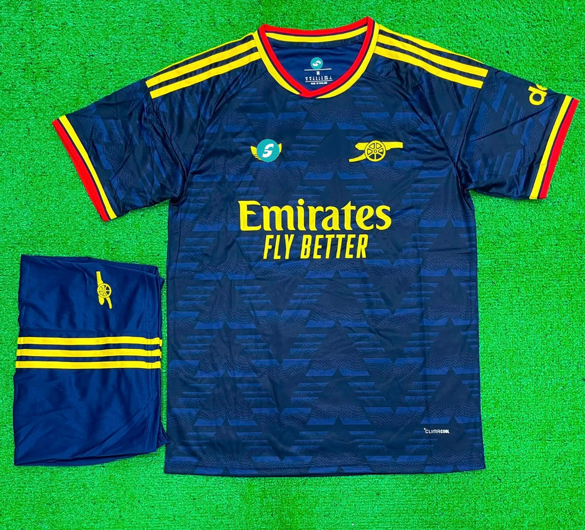 Master Embroidery logo with shorts