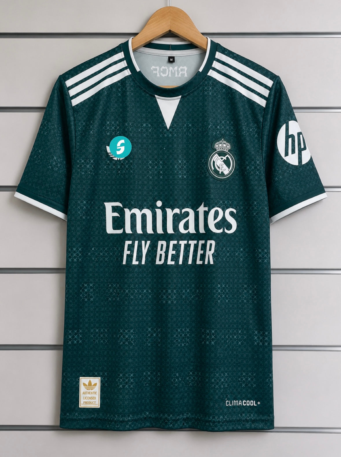 Half sleeve embroidery logo